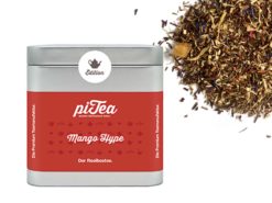 besonderer Tee piTea Mango Hype Dose Teestation Rooibostee mit Mango Teegeschenk