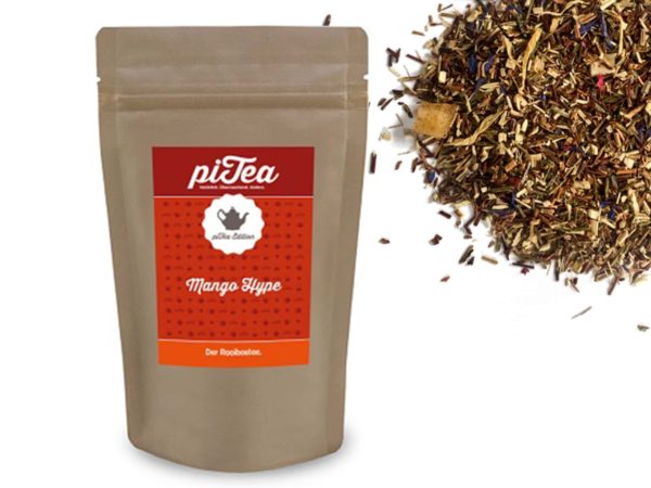 besonderer Tee piTea Mango Hype Pack L Rooibostee mit Mango Teegeschenk