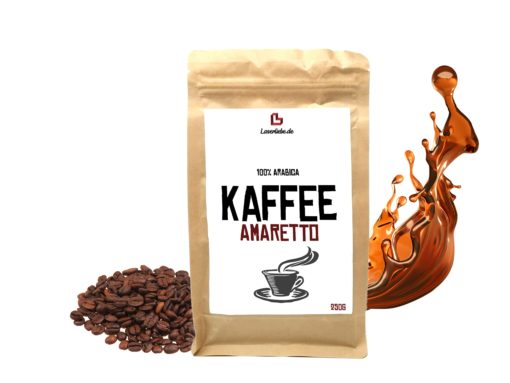 Aroma Kaffee Amaretto Aromatisierter Kaffee ganze Bohne 250g