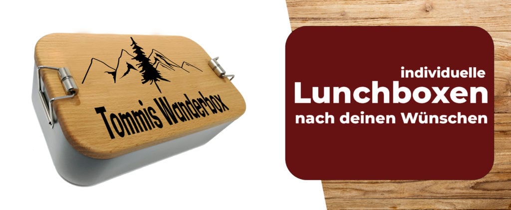 Kategoriebanner Brotdosen mit Gravur individuelle Lunchboxen nach deinen Wünschen