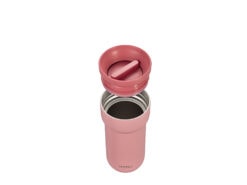 Mepal Thermobecher Ellipse mit Personalisierung Edelstahl 375ml Nordic pink offen