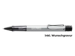 Kugelschreiber AL-Star whitesilver mit Gravur