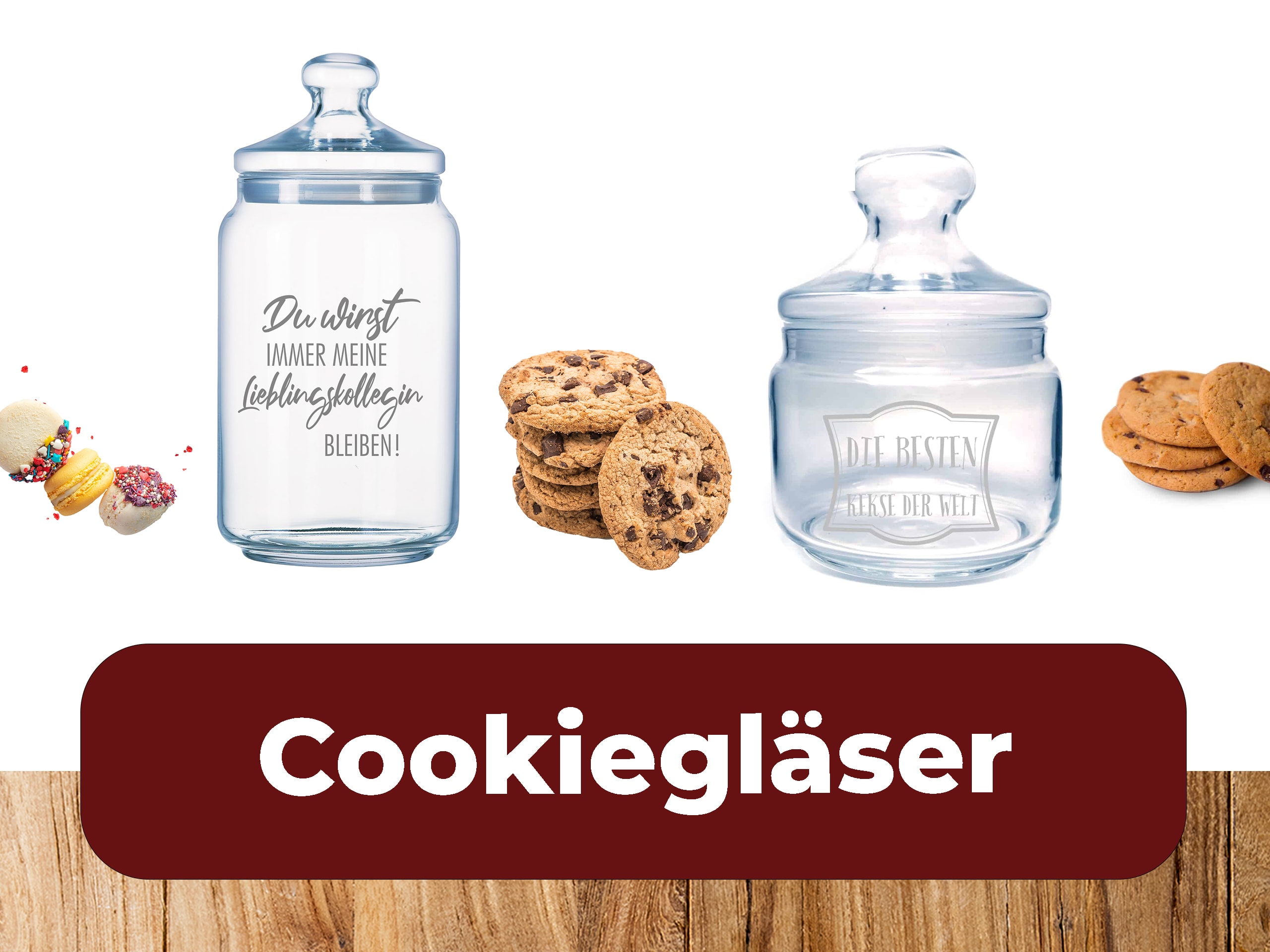 Kategorie Personalisierte Cookie Gläser Keksgläser und Bonbongläser mit Gravur
