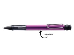 Gravurfläche Lamy Kugelschreiber lilac