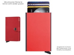 Gravurfläche Cardprotector red red