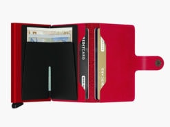 Secrid Original Red mini wallet aufgeklappt Scheinfach
