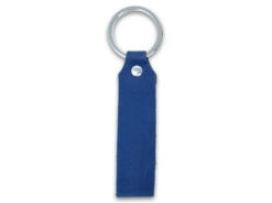 Schlüsselanhänger Leder blau