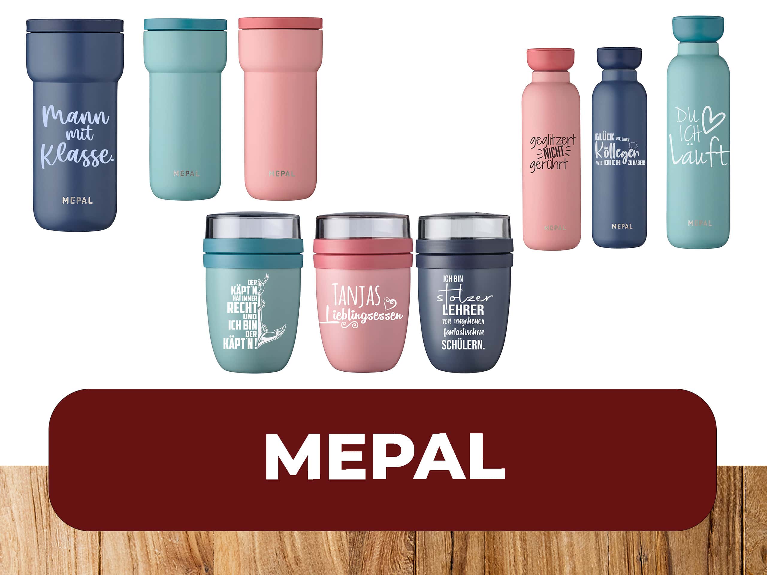 Mepal Produkte mit Personalisierung durch individuelle Gravur