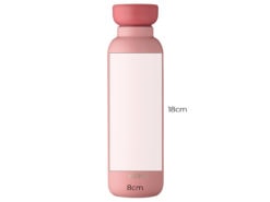 XL Mepal Thermoflasche Gravurfläche rosa