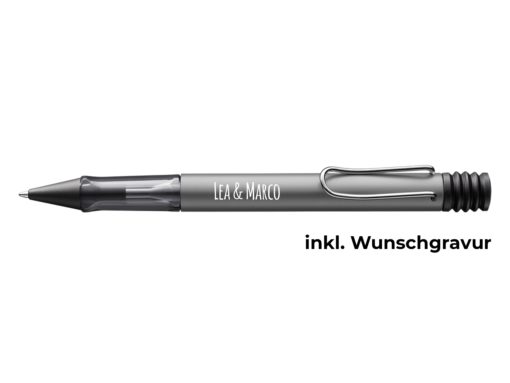 Kugelschreiber AL-Star graphite mit Gravur