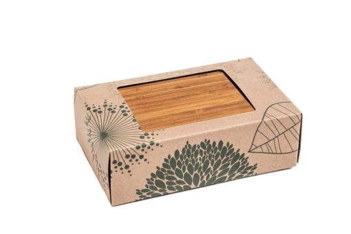 Lunchbox mit Geschenkverpackung und Sichtfenster