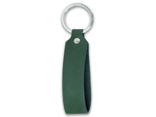 Schlüsselanhänger Leder Grün
