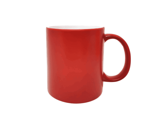 Personalisierte Tasse mit Gravur rot