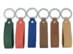 Übersicht Alle Farben Schlüsselanhänger Leder mit Gravur