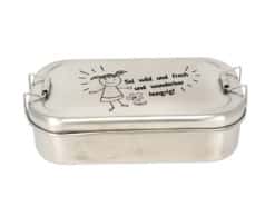 Personalisierte kleine Edelstahl Lunchbox mit Gravur 700ml